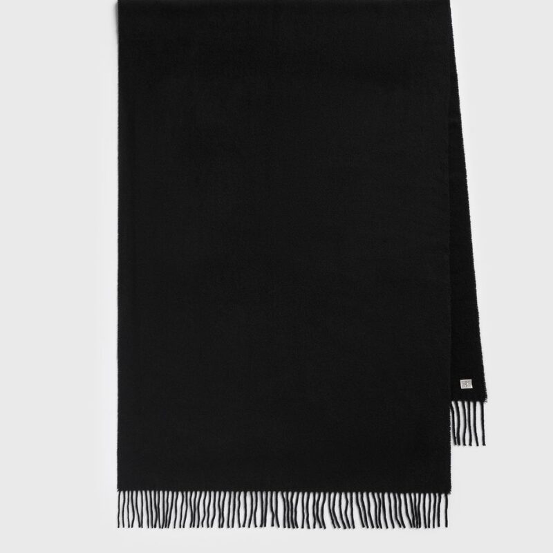Cashmere scarf black – Toteme - INT