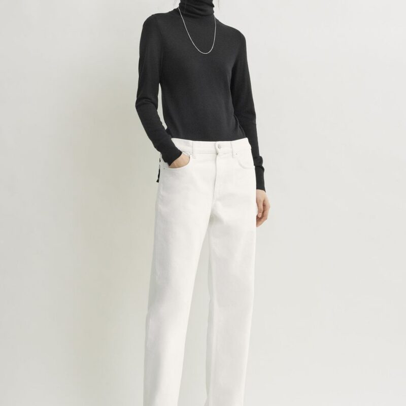 Low straight denim white – Toteme - INT