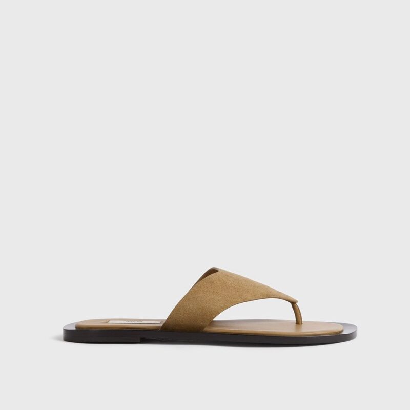 T-bar suede sandals desert – Toteme - INT