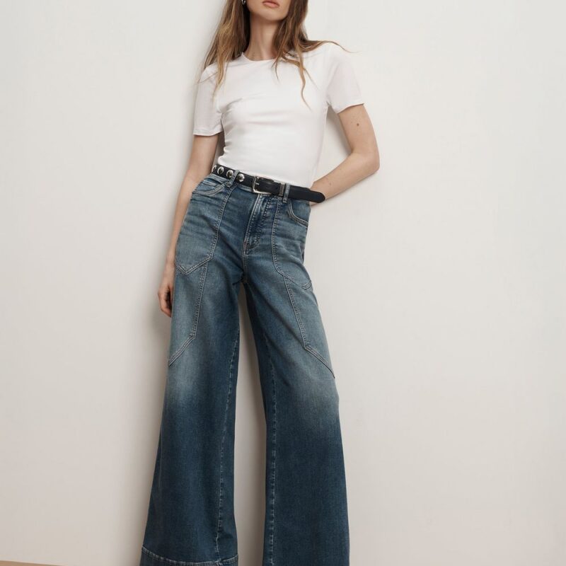 Freddy Wide-Leg Cargo Jean – Veronica Beard