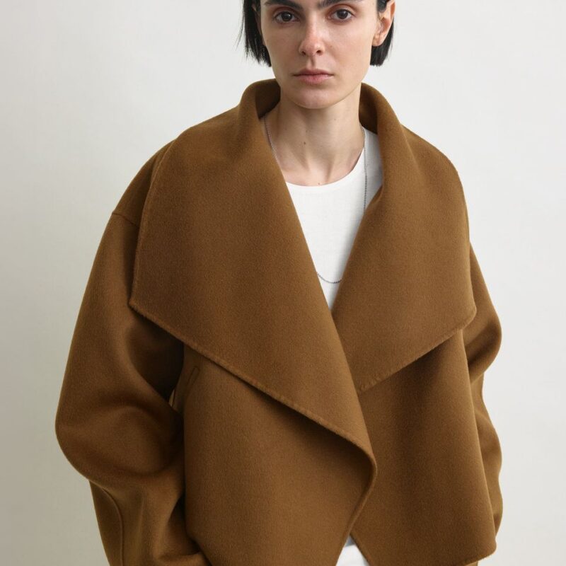 Signature doublé jacket tobacco – Toteme - INT