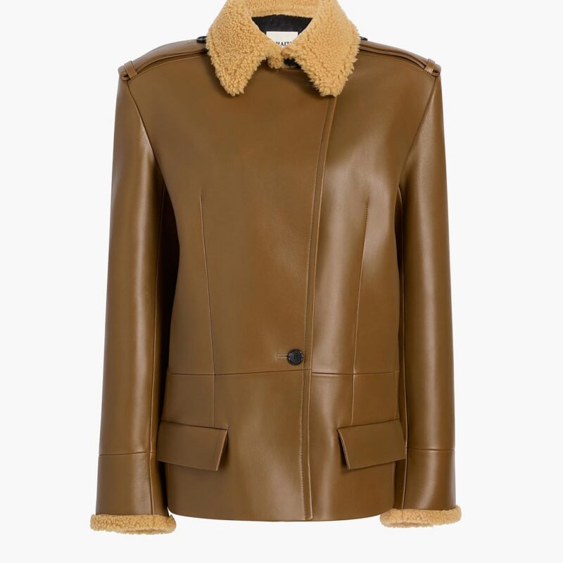 Marlot Coat in Dark Olive – KHAITE