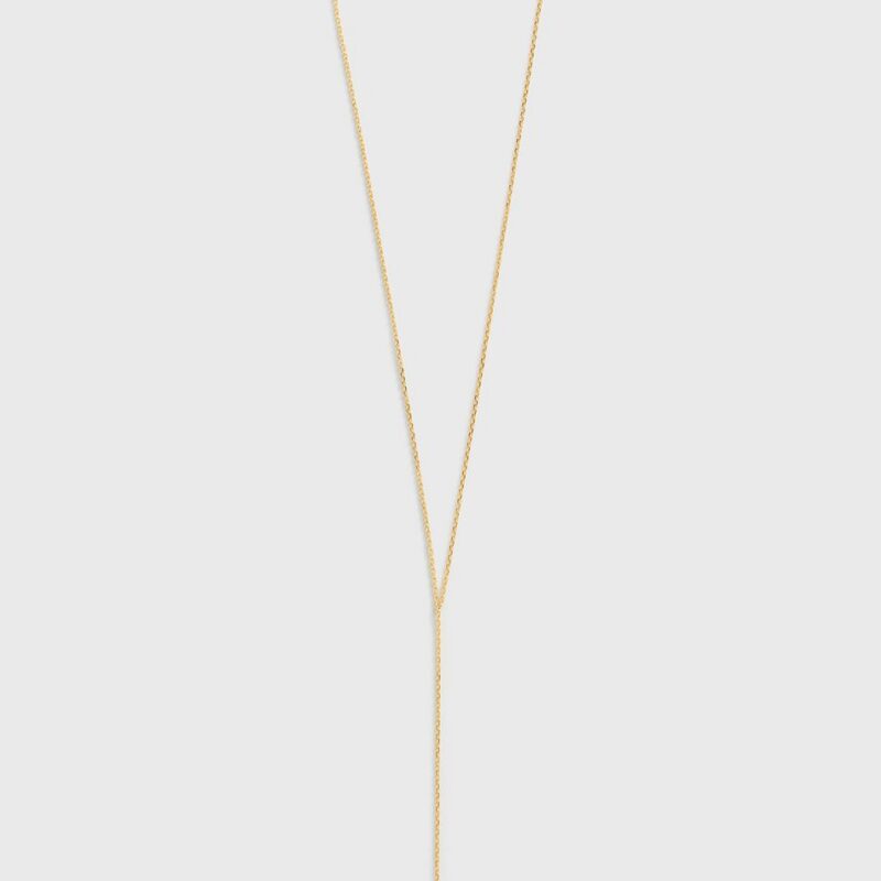 Crystal drop necklace white/gold – Toteme - INT
