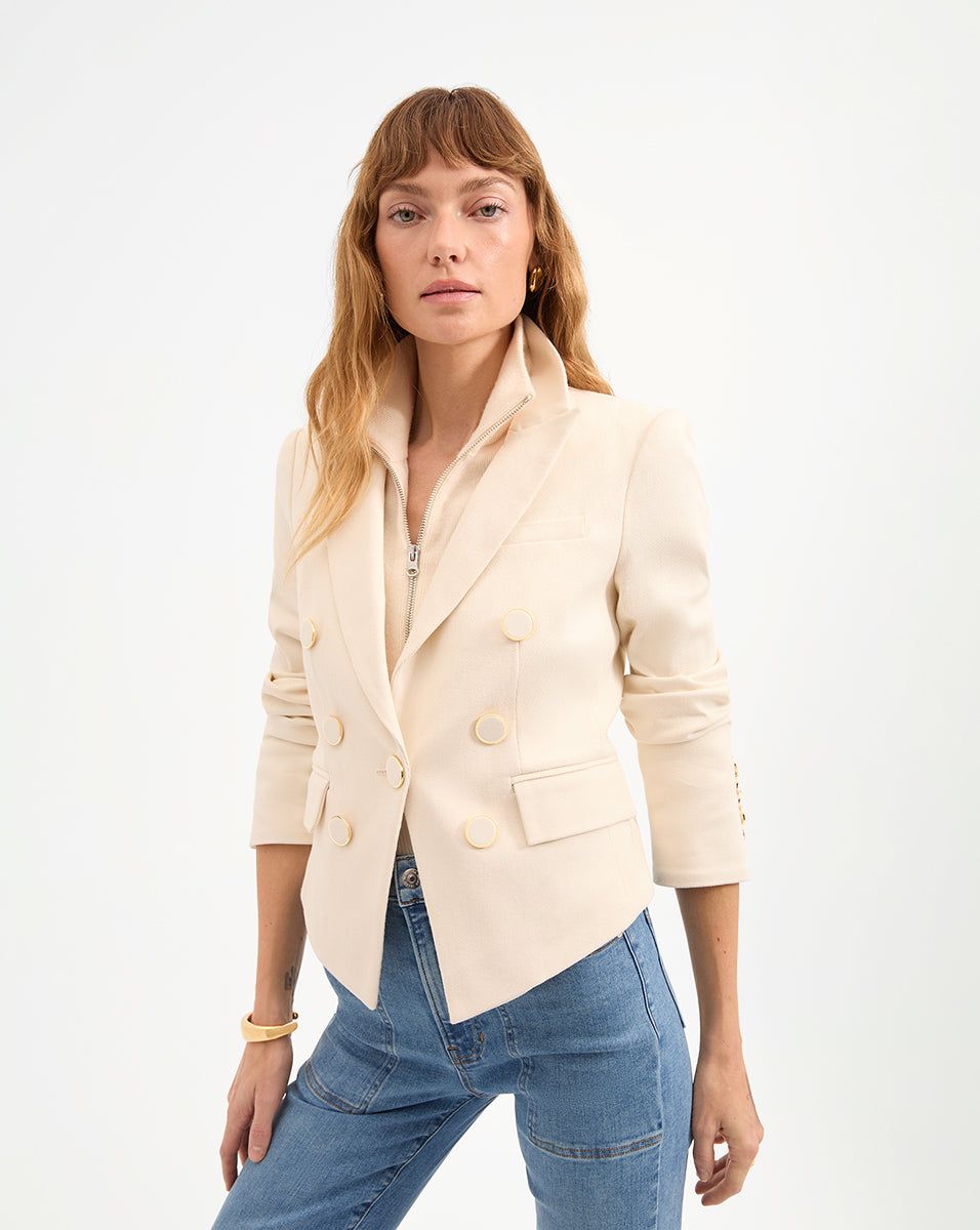 Diego Cotton Dickey Jacket – Veronica Beard