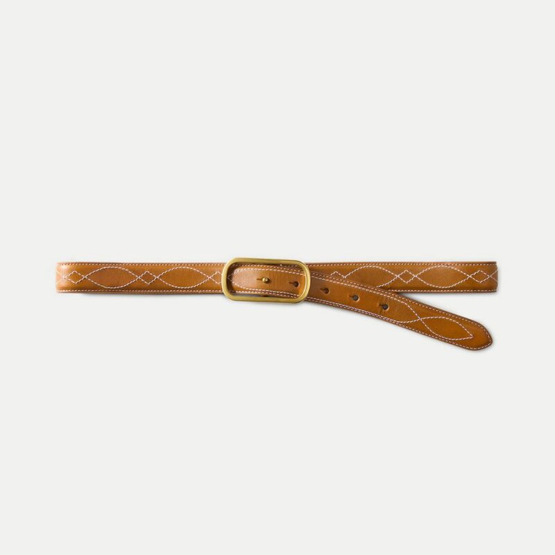 Embroidered Loop Belt – Veronica Beard