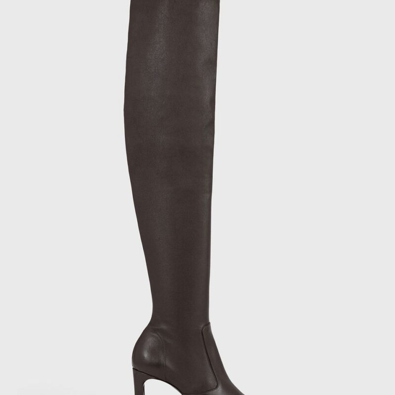 Nappa over-the-knee boots bark – Toteme - INT