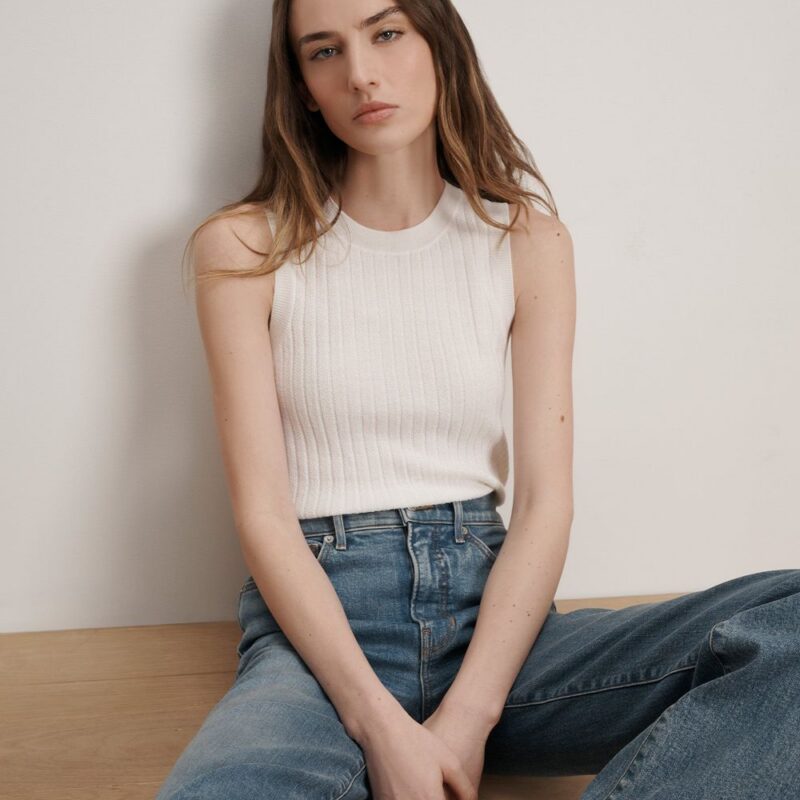 Jerrel Merino Wool Tank Top – Veronica Beard
