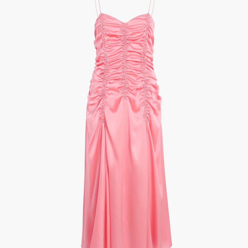 Raina Dress in Azalea – KHAITE