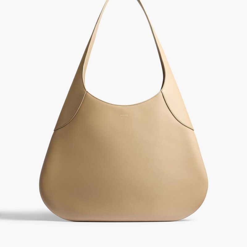 Large Joan Hobo in Toffee Leather – Khaite