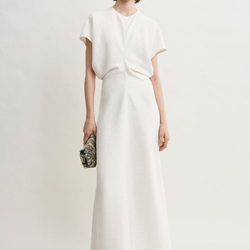Slouch waist dress off-white – Toteme - INT
