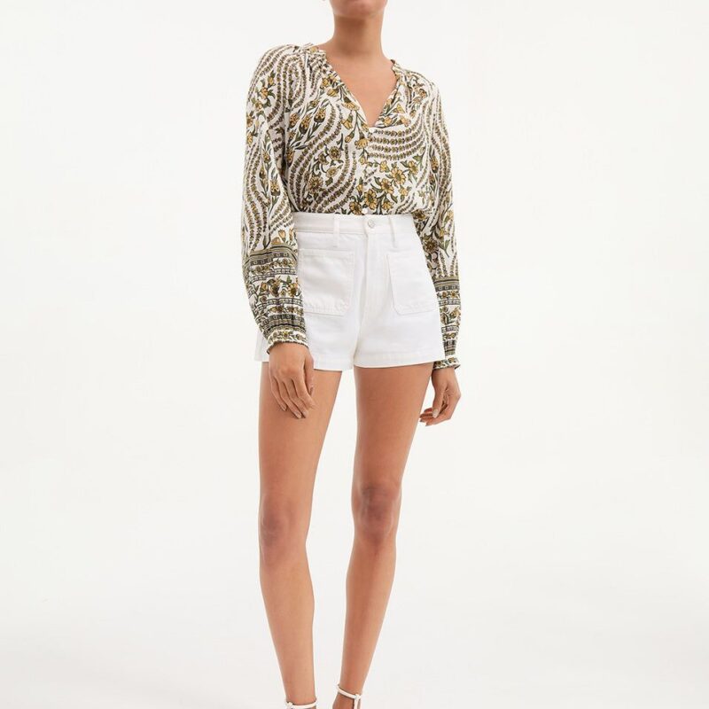 Timmi Denim Short with Patch Pockets – Veronica Beard