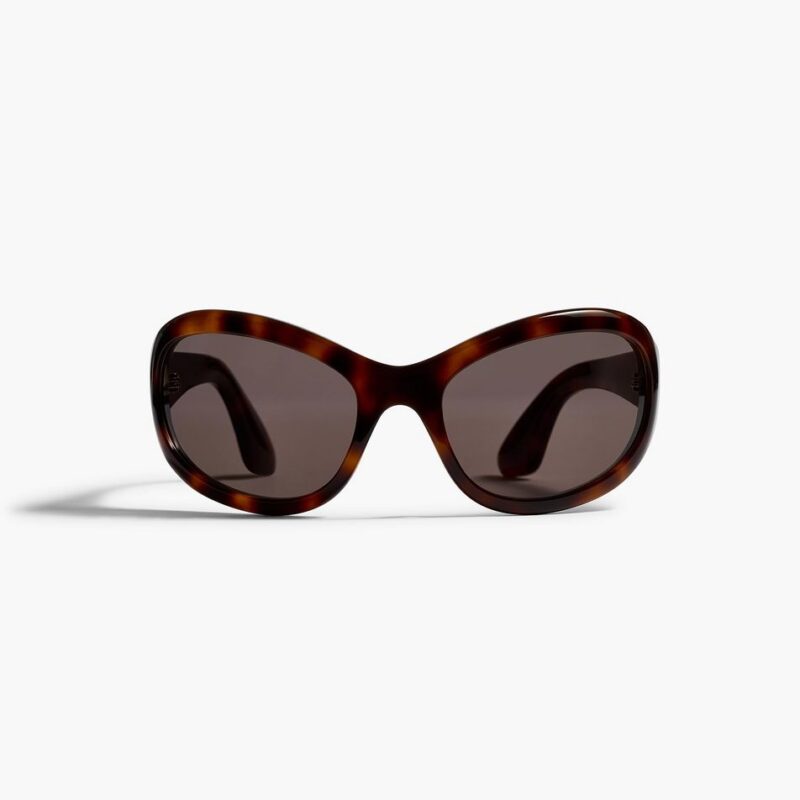 KHAITE x Oliver Peoples 1967C in Dark Mahogany and Brown