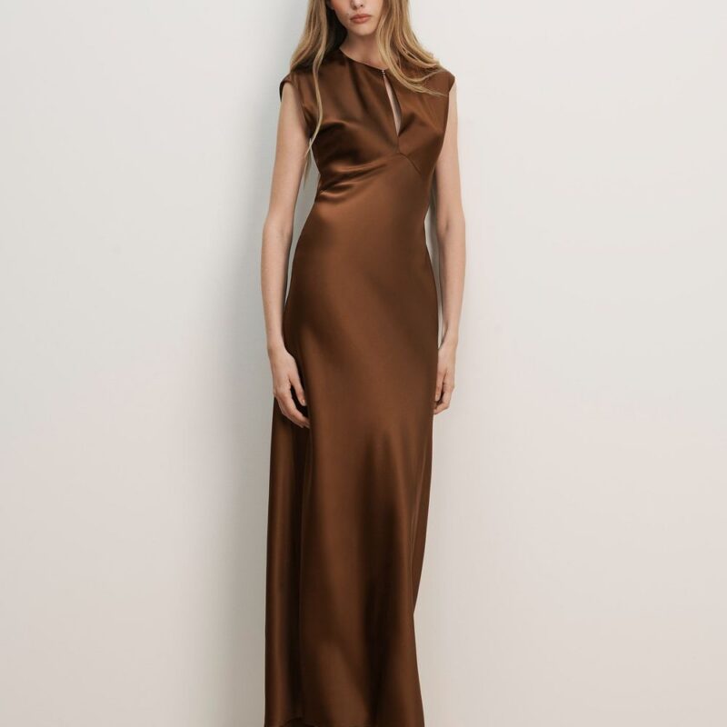 Nelzy Silk Maxi Dress – Veronica Beard
