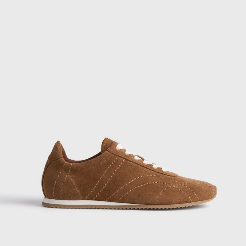 Flex suede sneakers copper – Toteme - INT