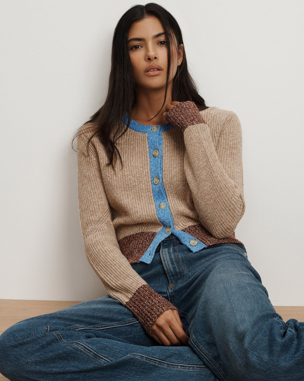 Ibra Merino Wool-Blend Cardigan – Veronica Beard