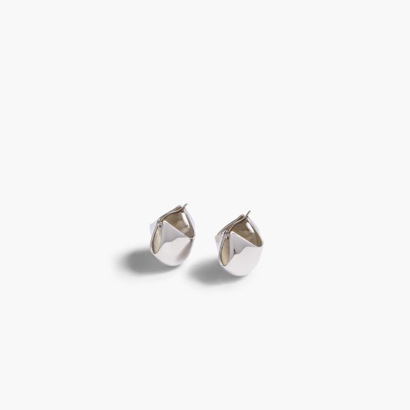 Small Lotus Earrings in Silver – Khaite