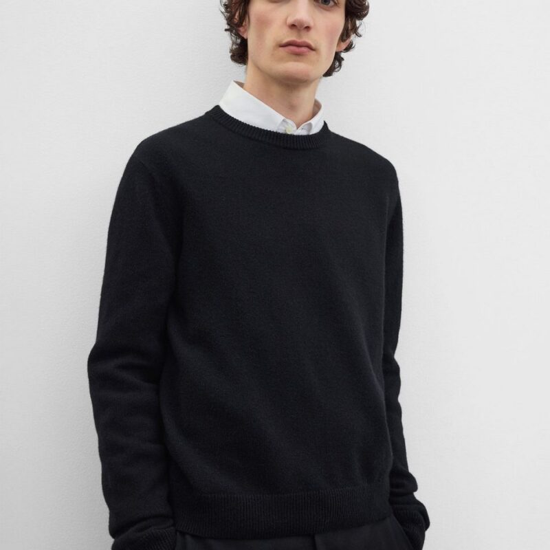 Cashmere crew black – Toteme - INT