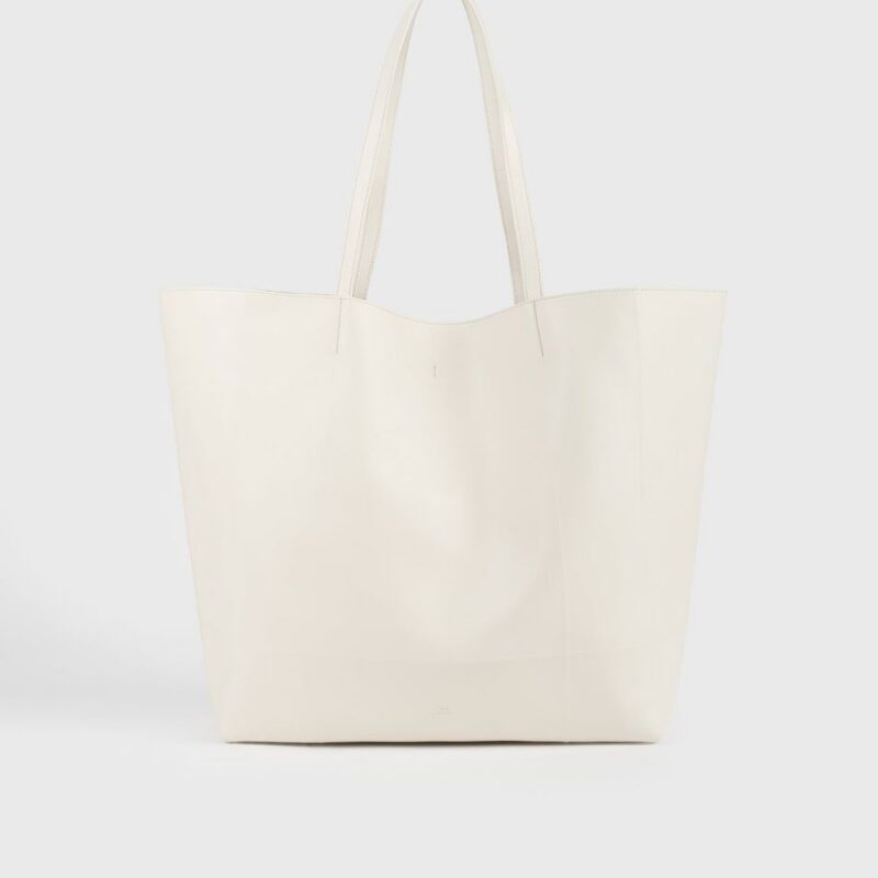 Roam leather tote stone – Toteme - INT