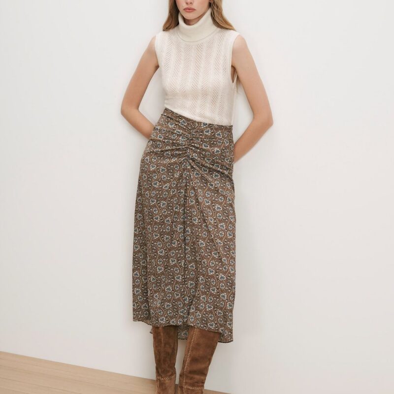 Limani Floral Midi Skirt – Veronica Beard