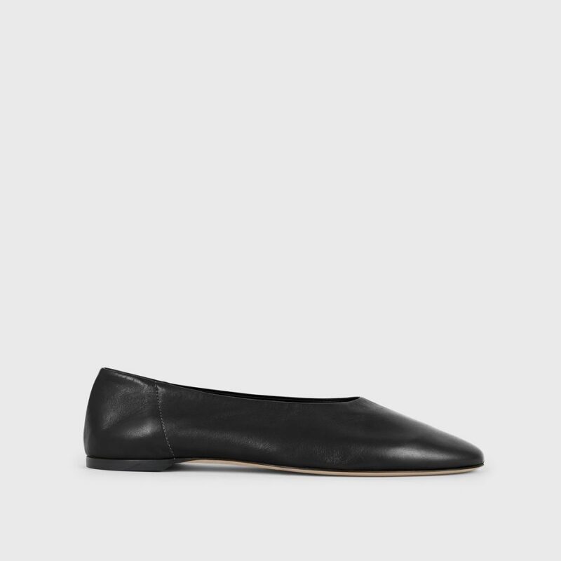 Slip nappa ballerinas black – Toteme - INT