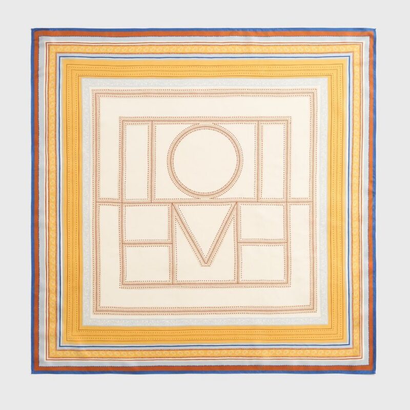 Collector scarf cream/daffodil – Toteme - INT
