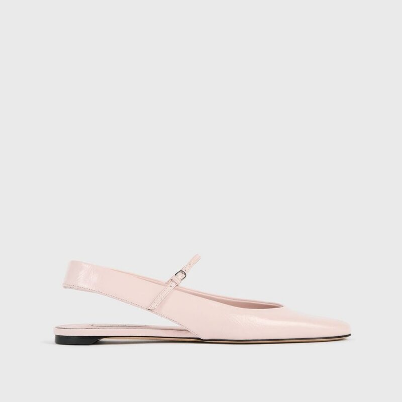 Slingback naplack mary janes flamingo – Toteme - INT