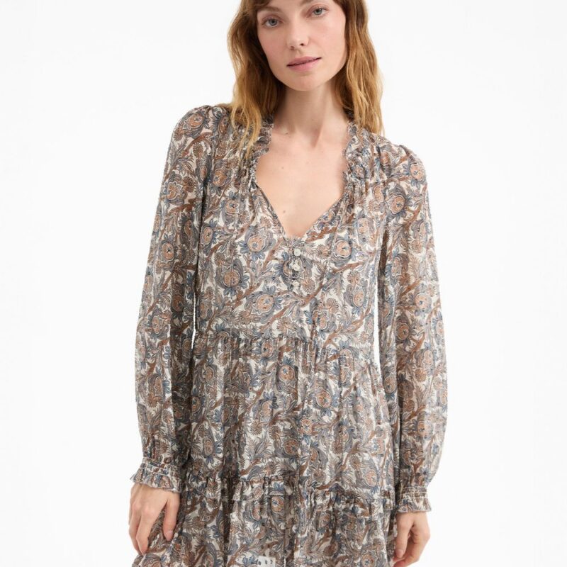 Charles Silk Mini Dress – Veronica Beard
