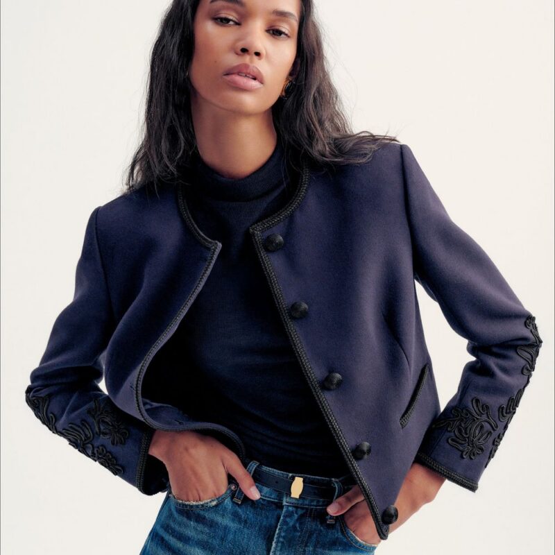 Latrell Embroidered Jacket – Veronica Beard