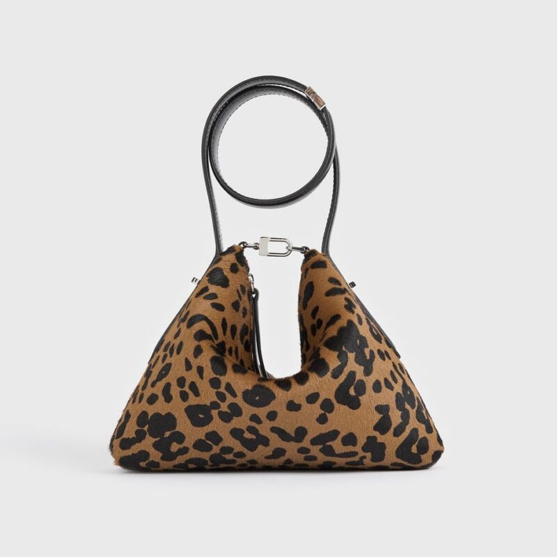Bevel pony hair wristlet leopard – Toteme - INT