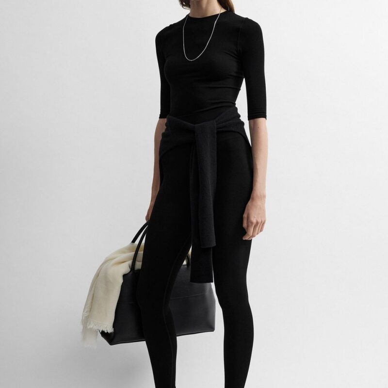 Compact leggings black – Toteme - INT