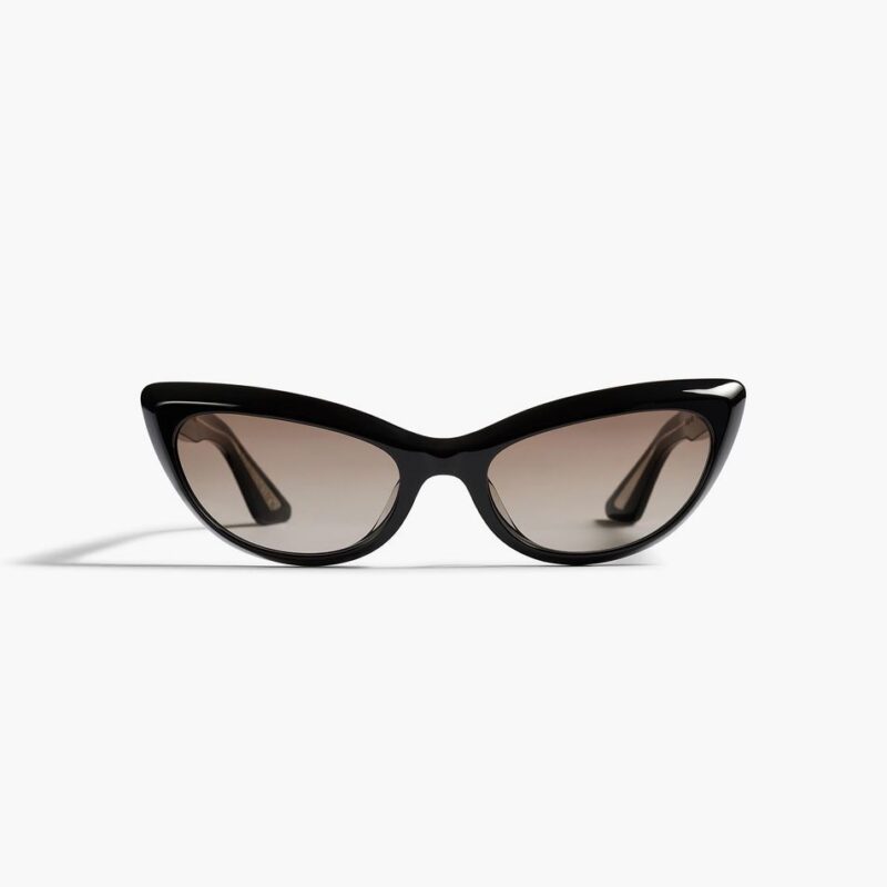KHAITE x Oliver Peoples 1963C in Black and Soft Tan Gradient