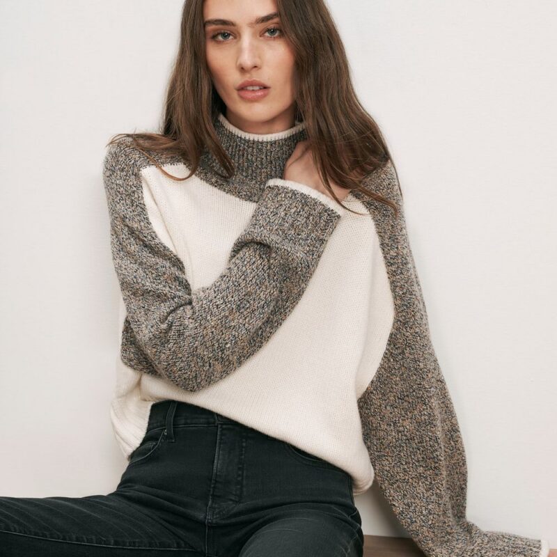 Malachi Mock-Neck Sweater – Veronica Beard