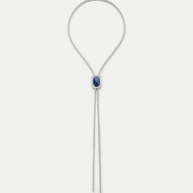 Lapis Cabochon Bolo – Veronica Beard