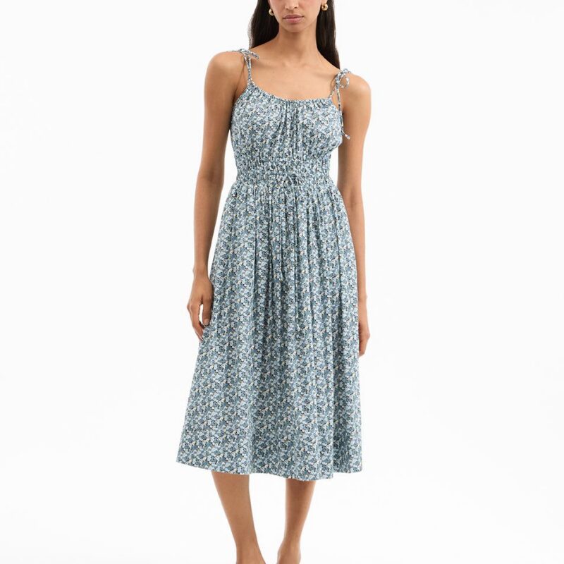 Millie Floral Midi Dress – Veronica Beard