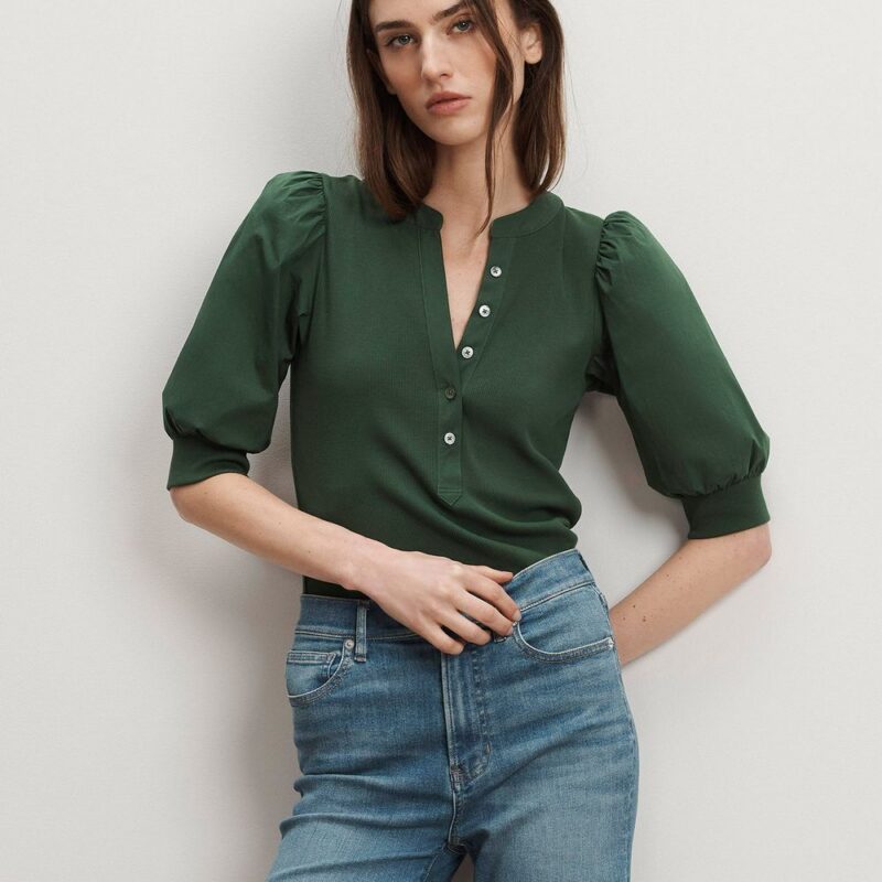 Coralee Puff-Sleeve Top – Veronica Beard