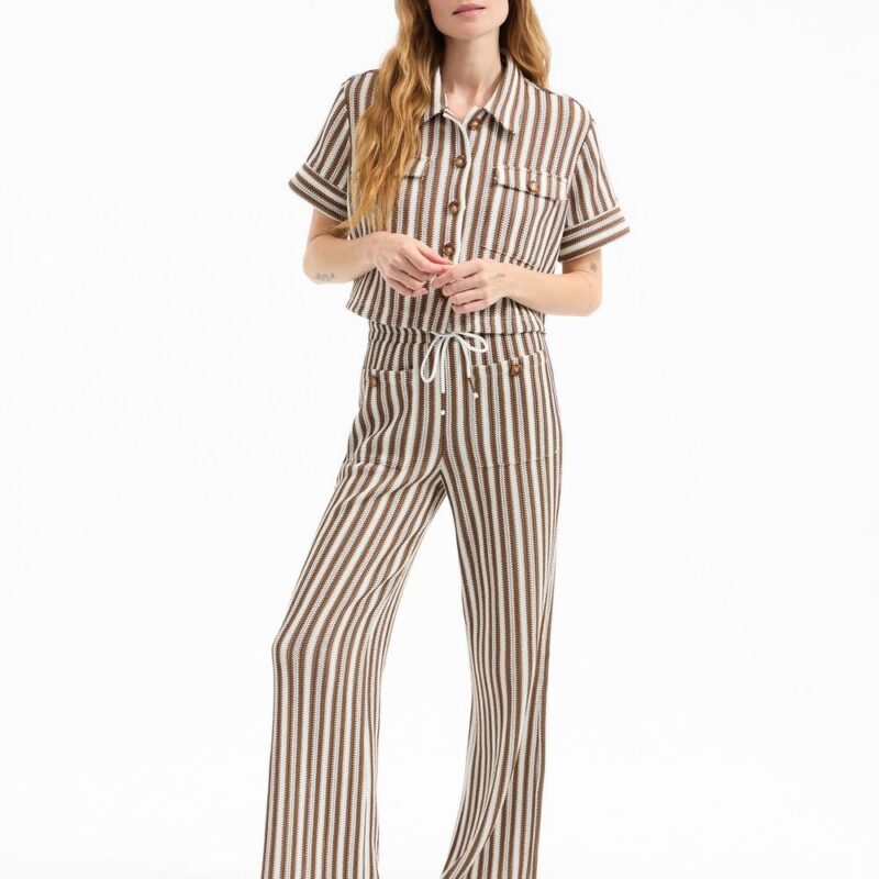 Zosia Striped Knit Pant – Veronica Beard