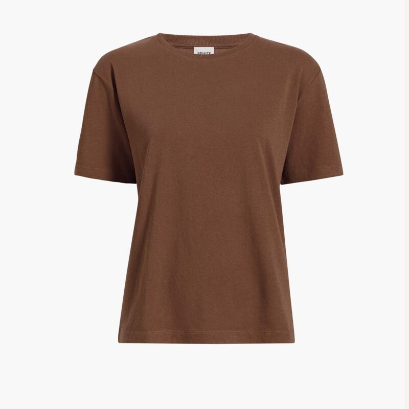 Mae T-Shirt in Chestnut – KHAITE