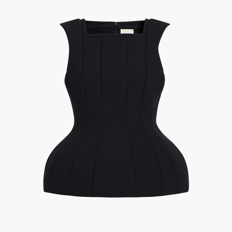 Dani Top in Black – Khaite