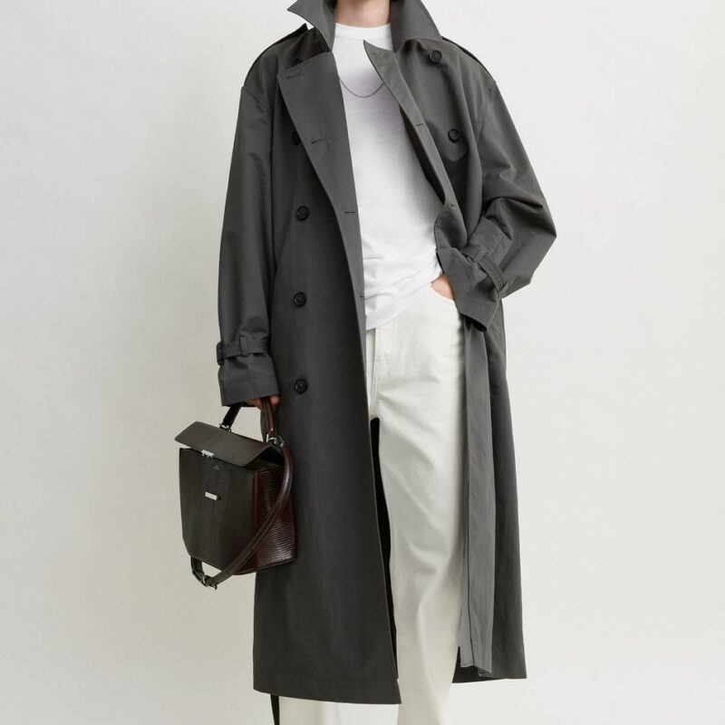 Crisp summer trench taupe – Toteme - INT