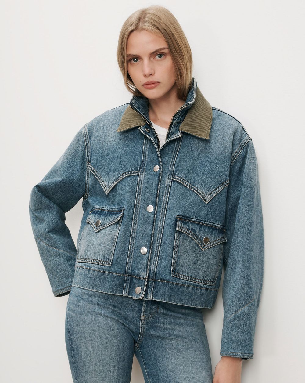 Wegner Denim Jacket – Veronica Beard
