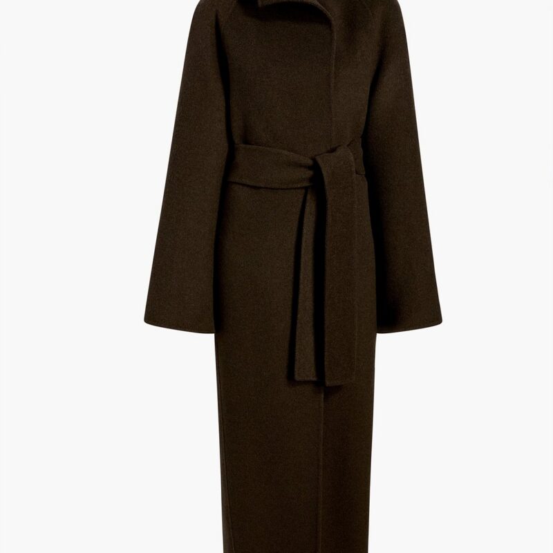 Romare Coat in Army Melange – KHAITE