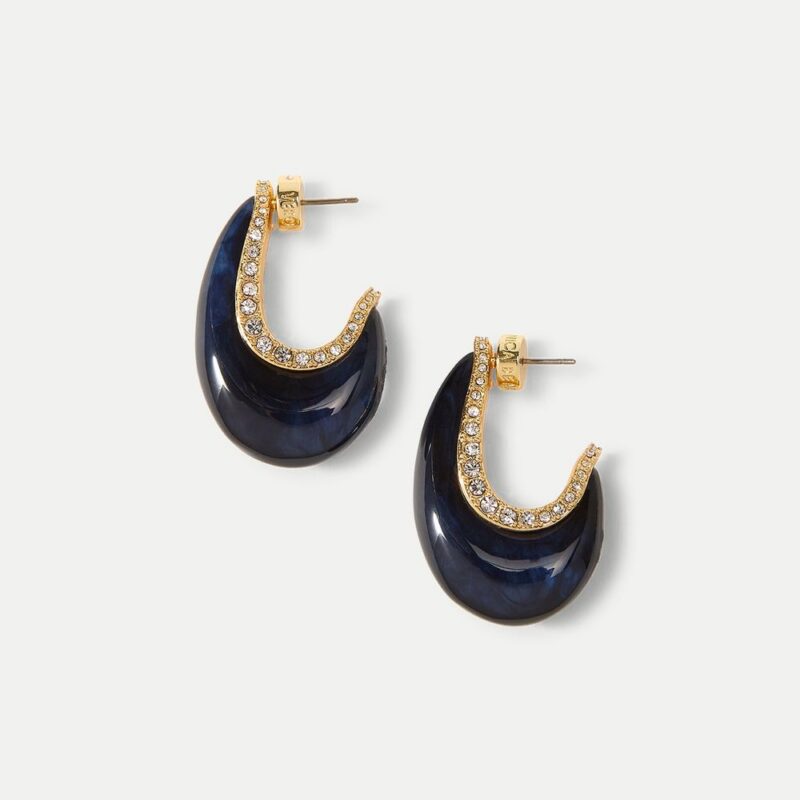 Resin J-Hoop Earring – Veronica Beard