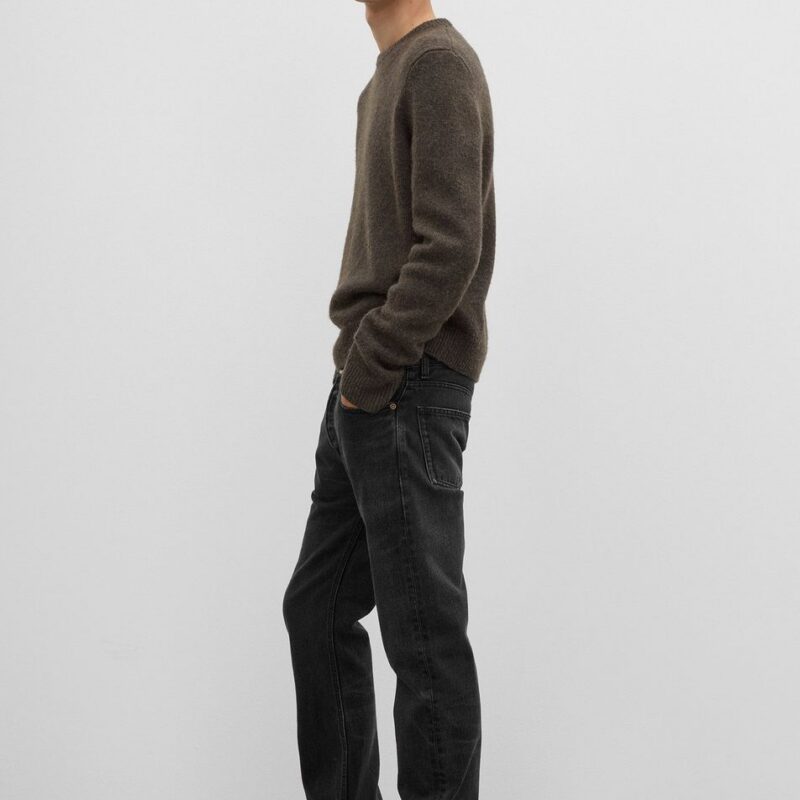 Camel hair crew brown melange – Toteme - INT