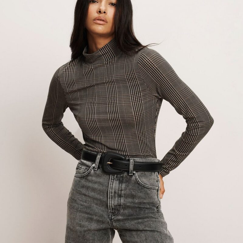 Nate Mock-Neck Top – Veronica Beard