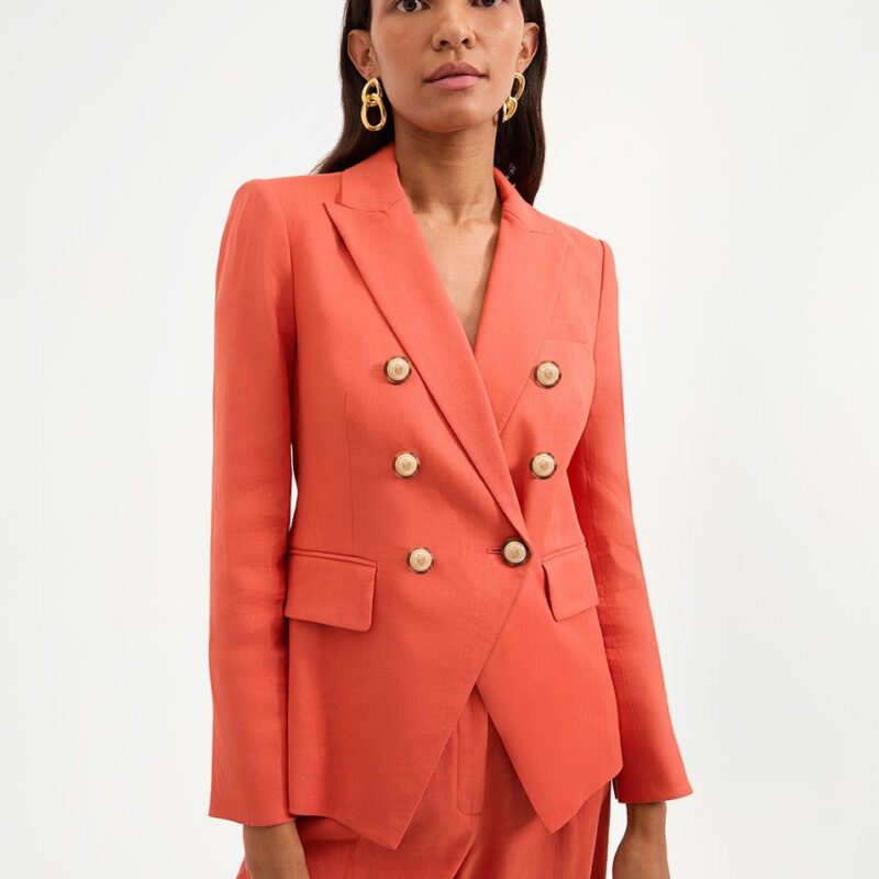 Miller Stretch-Linen Dickey Jacket – Veronica Beard