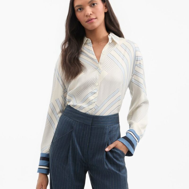 Delila Silk Blouse – Veronica Beard