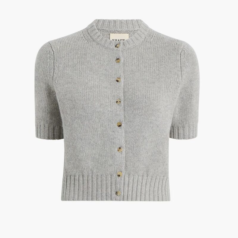 Nora Cardigan in Heather Grey – Khaite