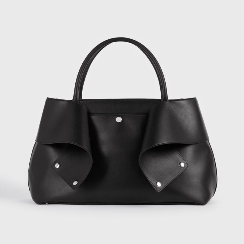 Mercer leather tote black/red – Toteme - INT