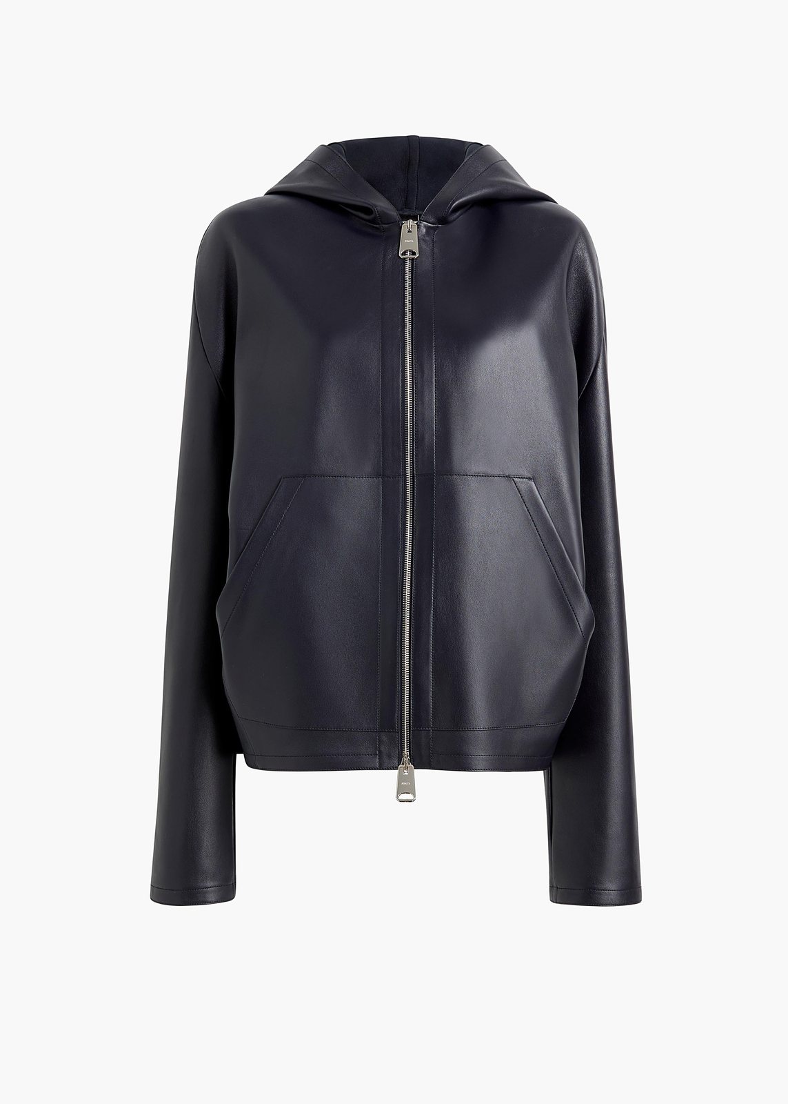 Darlo Jacket in Dark Navy Leather – KHAITE