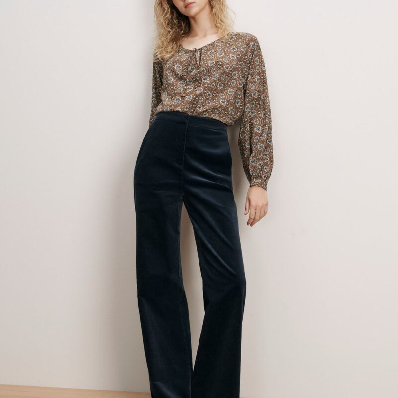 Holt Corduroy Wide-Leg Pant – Veronica Beard